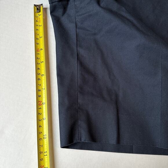 Brooks Brothers Women's Black Cotton High Rise Bermuda Shorts Size M - Picture 10 of 15